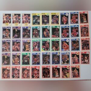 (#5) (Lot Of 44) Vintage Assorted Fleer Basketball Trading Cards See Pictures. T